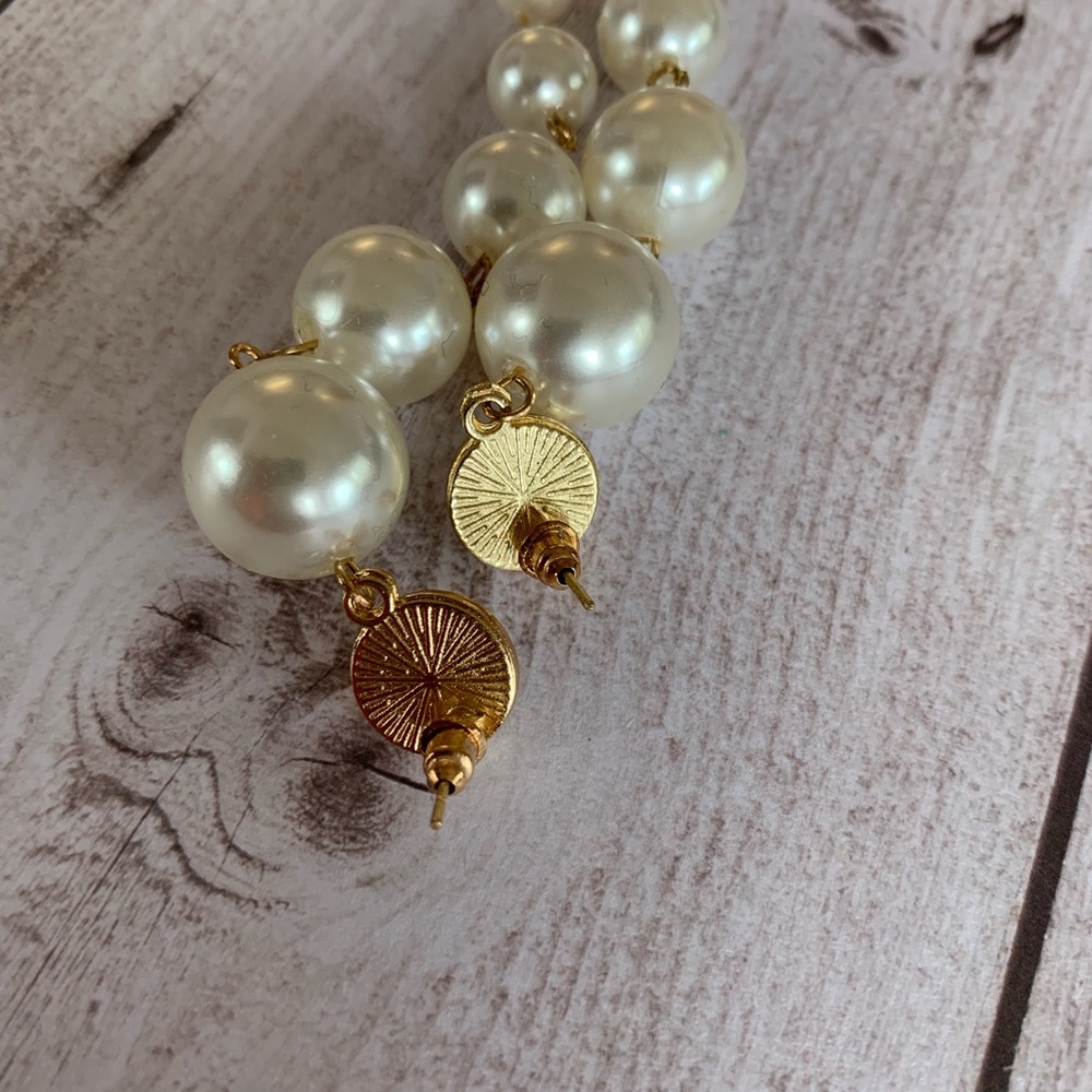 Pearl Drop Earrings - Picture 5 of 5